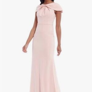 Adrianna Papell Blush Long Dress size 8